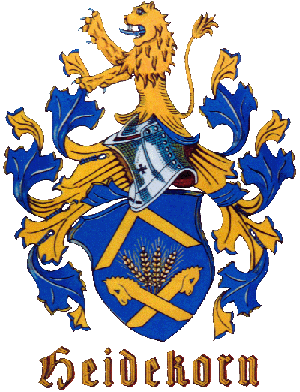 Wappen der Familie Heidekorn, Stifter: Hermann Heidekorn III
